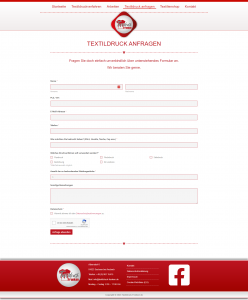 Textildruck-Franken.de - Anfrageformular