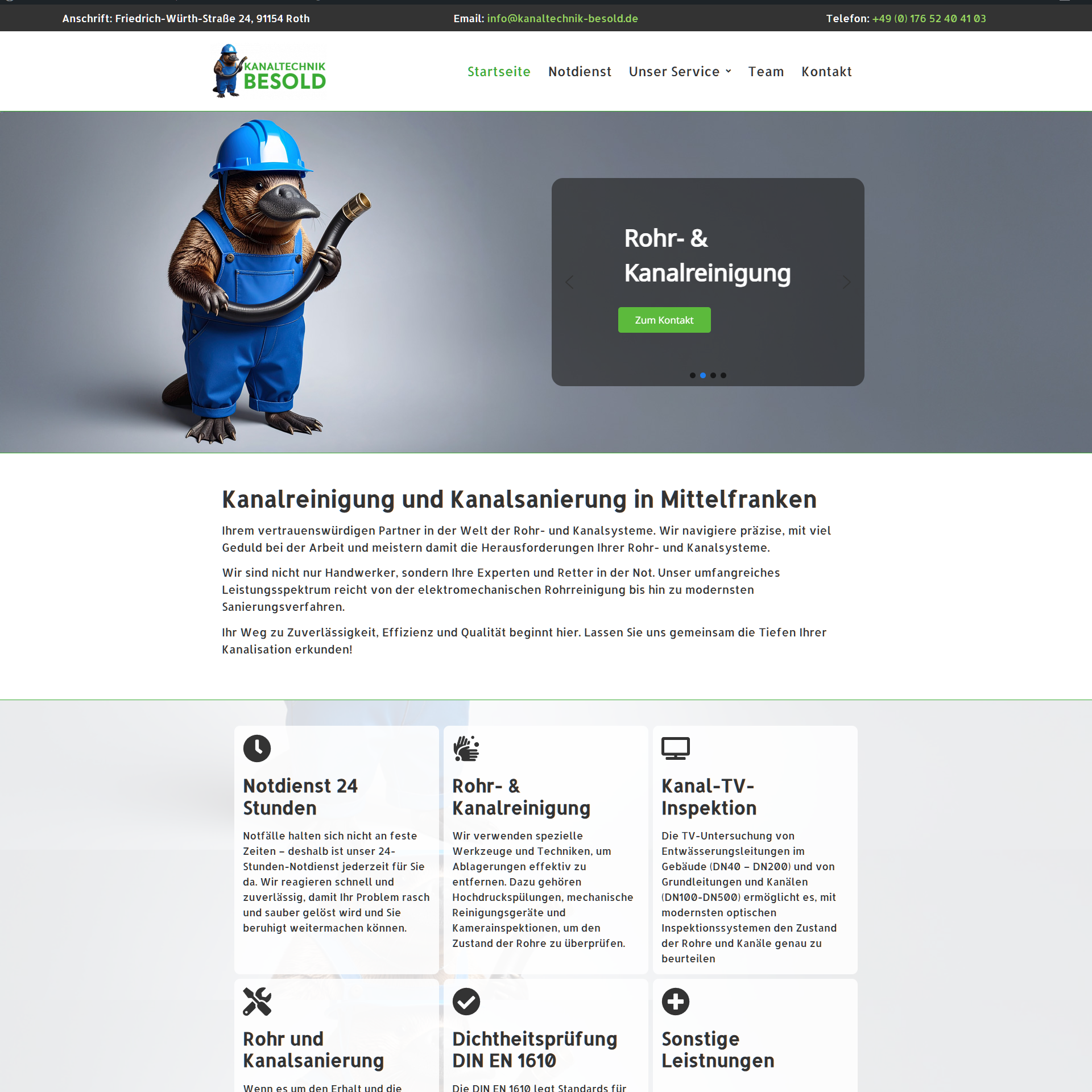 Neue Online-Präsenz für Kanaltechnik Besold: Wir sind live!