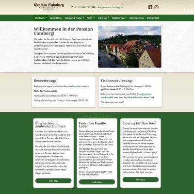 Projekt-Launch: Ein neues digitales Zuhause für die Pension Colmberg