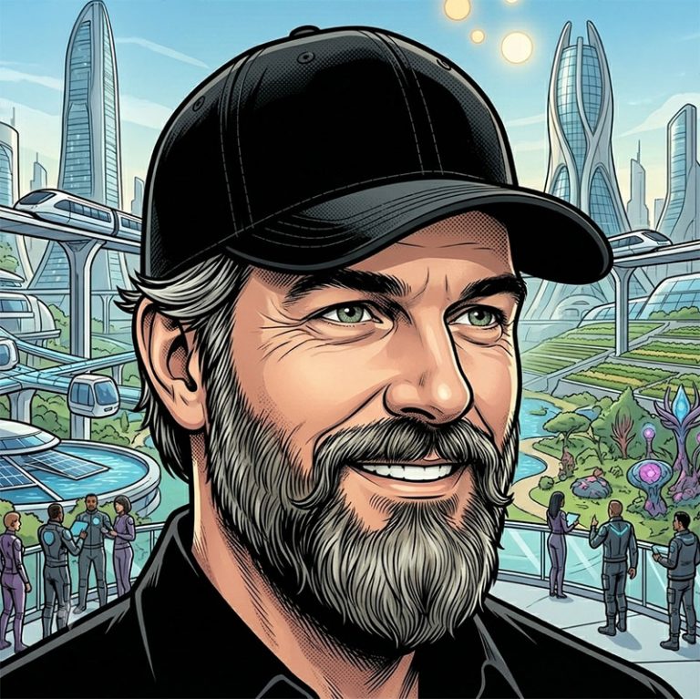 Markus Zahn im Comic Style - Bereit für die Zukunft